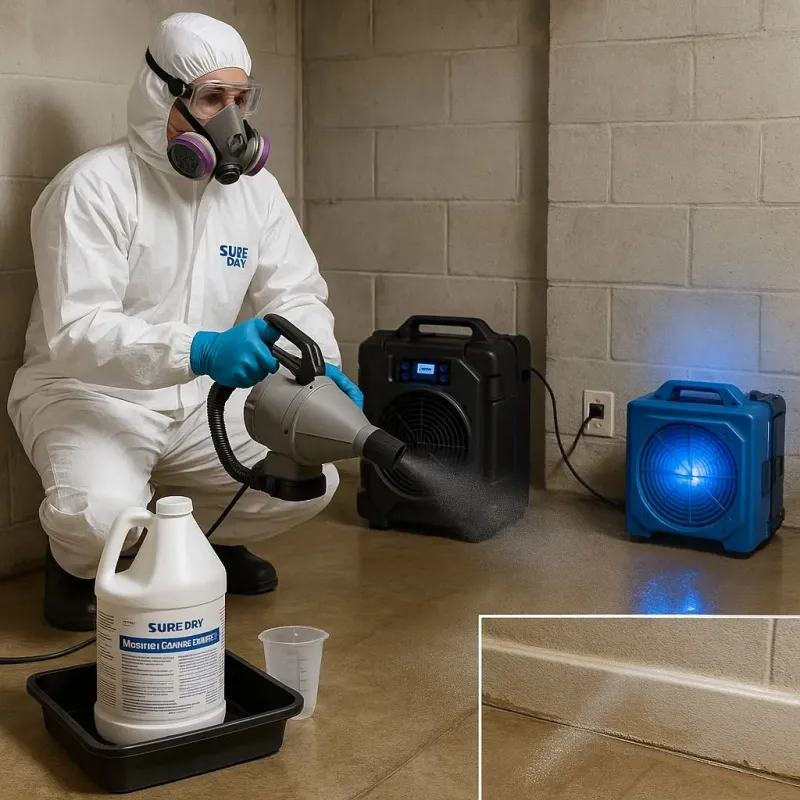 Sanitization and Odor Removal process in Double Springs, AL
